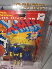 X-Men The Uncanny X-Men Cyclops Laser Light Eyes 1993 ToyBiz CAS 85 GRADED 🔥