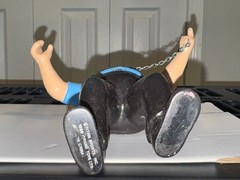 WWF LJN The Big Boss Man–CUSTOM PAINT