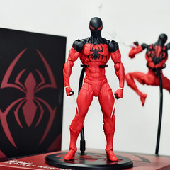 CT Toys Messtoys Spider-Man Kaine Parker Red Spider Action Boxed Figure US STOCK