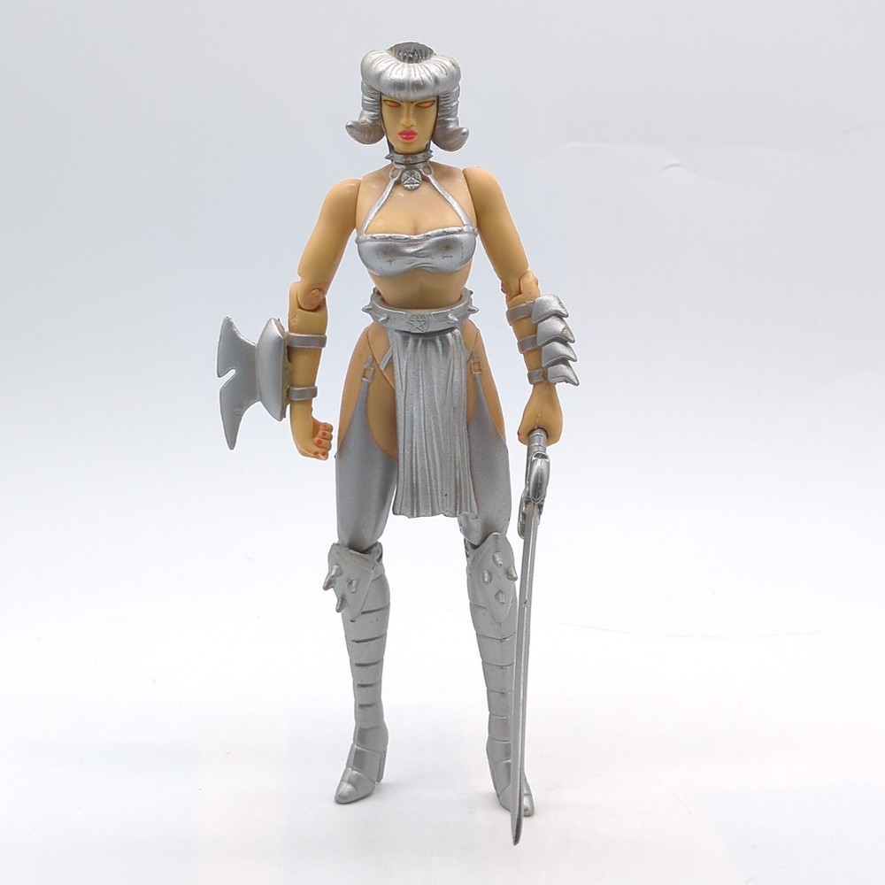 1998 Sisters of Darkness Platinum LETHA 6″ Action Figure Skybolt Toys Loose