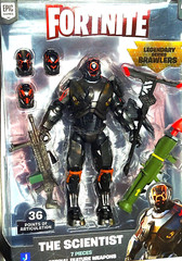 New FORTNITE The Scientist BRAWLERS 7″ ACTION FIGURE WEAPONS Jazwares, sealed