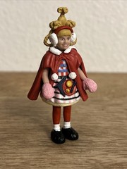 Cindy Lou Who How The Grinch Stole Christmas 3.2”Action Figure Playmates Pvc Toy