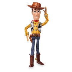 Disney Store Official Sheriff Woody Talking Action Figure from Toy Story, Featur