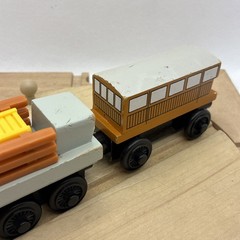 Thomas the Train Catherine Tank Engine Wooden Railway & Tender VTG 1999 Allcroft