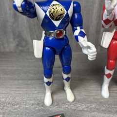 Power Rangers: Karate Chop Action (1994) set of 4 Red Black Yellow Blue Figures