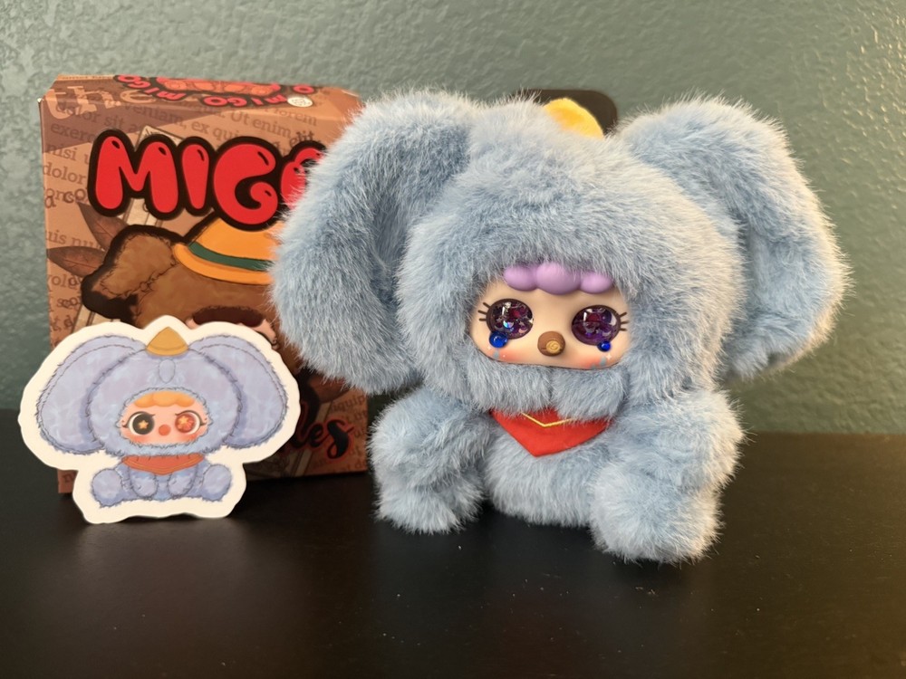 MIGO Fairy Tales Series Plush Pendant Elephant Special Glitter Eyes