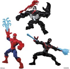 Marvel Super Hero Mashers Spider-Man, Venom & Miles Morales Set [DAMAGED BOX]
