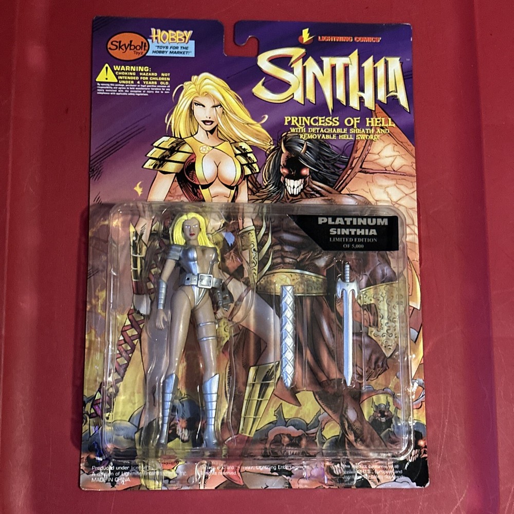 1997 Platinum Princess Of Hell Sinthia 6″ Action Figure Skybolt Toyz Vintage F5