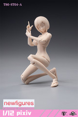 US Stock 86TOYS 1/12 T86-ST Flexible 6 inch Female Joint Action Figure Head Body