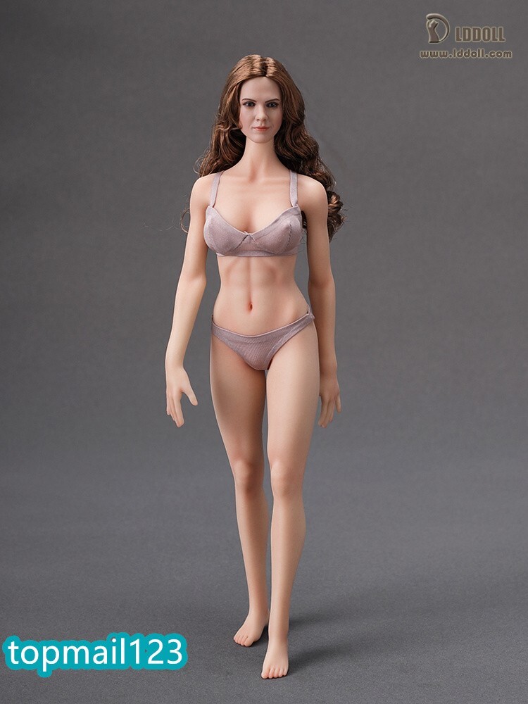LDDOLL EU28M 1/6 Girl Seamless Body Steel Bone For 12″ Female Action Figure Head