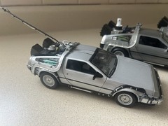 NECA Back To the Future Figure Lot AND Jada Toys Time Machine