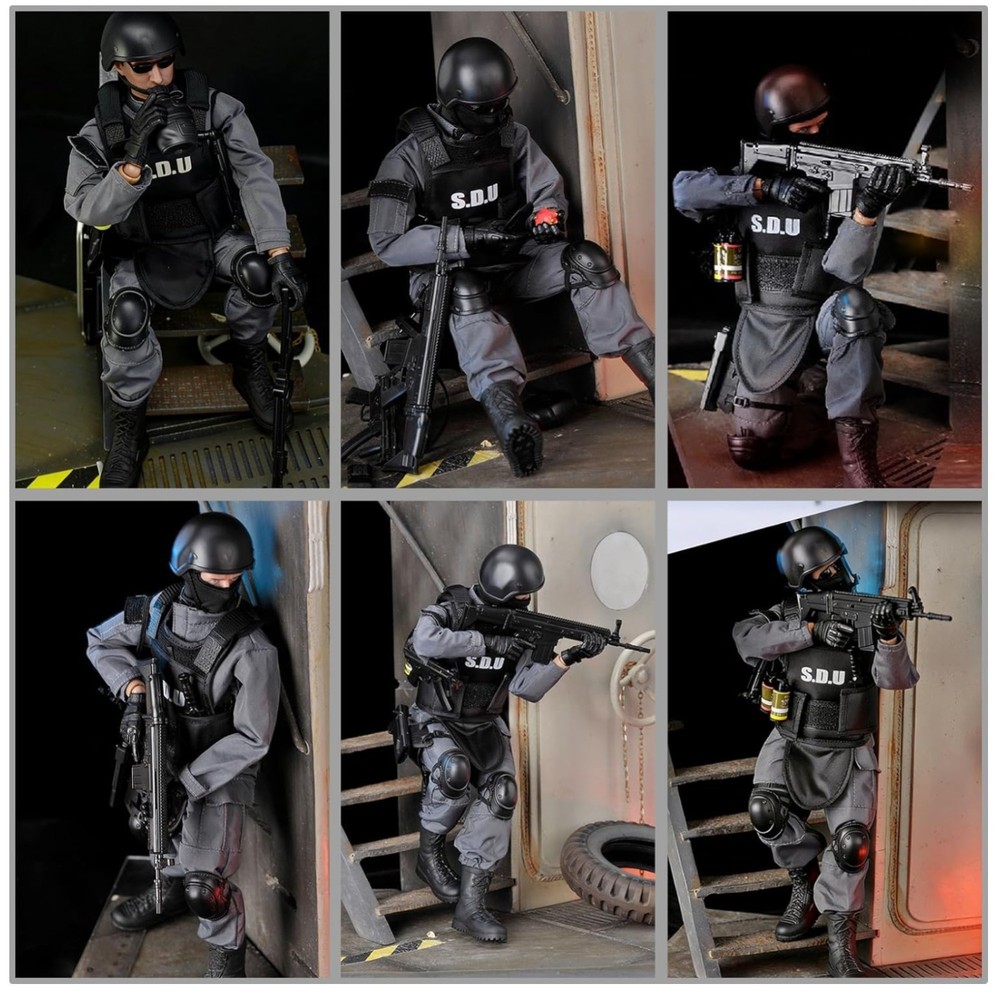 Authentic SDU Soldier Action Figure – 1/6 Scale Military Set//