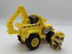 PAW Patrol Deluxe Vehicle Lot Chase Jet Marshall Aqua Pups Rubble Dino + Figures
