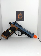 Resident Evil – Beretta 92F Samurai Edge -Chris w/ Bluish Slide 1:1 Prop Cosplay