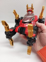 Power Rangers Bandai Samurai Red Transporter Vehicle Morphs Ranger K1