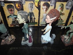 UNIVERSAL MONSTERS BOBBLEHEADS COMPLETE SET 7 NECA 2006 CREATURE PHANTOM MUMMY +