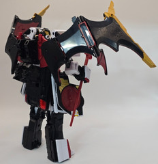 Metal Cardbot W Bloodwing Bat Ambulance Transformer Robot Korean Toy