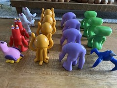 Garten Of Banban Mini Figure Lot Of 17 Josh, Fiddles, Flin, Banberina Etc