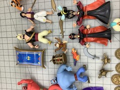 Vintage Lot of 1990s Disney ALADDIN Action Figures *COLLECTABLE * Very Good +++