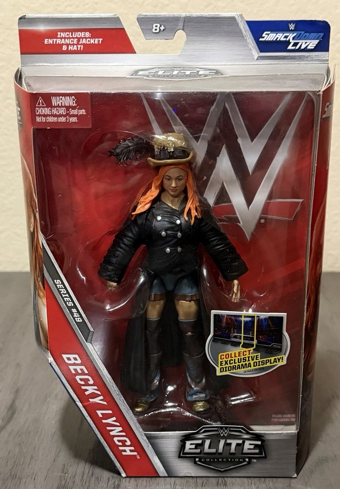 WWE Mattel Elite Series 49 Becky Lynch with Entrance Jacket & Hat MOC NXT