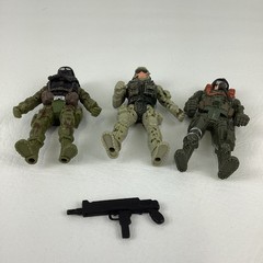 Military Action Adventure 4″ Figure Bundle Lot Soldier Force Corps Combat Pilot