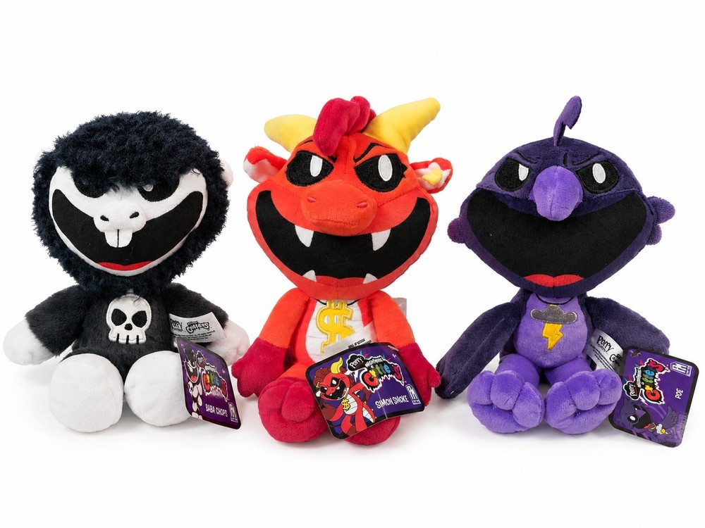 Poppy Playtime Baba Chops Poe Simon Smoke Nightmare Critters 8″ Plush Set Of 3