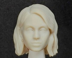 SYDNEY SWEENEY HEAD SCULPT UNPAINTED 1/12 1/10 1/6