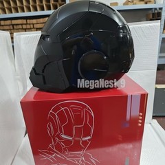 2026 BLACK Iron Man MK5 Helmet 1:1 Voice-controlled Mask Transform Cosplay Prop