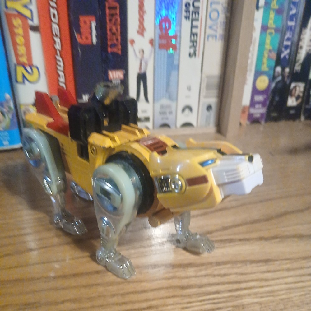 Voltron Yellow Lion Die Cast Metal W/ Head 1981 Bandai Taiwan Golion