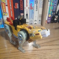 Voltron Yellow Lion Die Cast Metal W/ Head 1981 Bandai Taiwan Golion