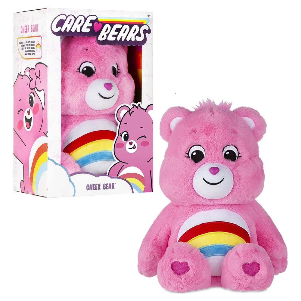 Care Bears 12″ Plush – Cheer Bear – Soft Huggable Material!
