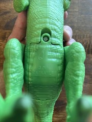 T-REX DINOSAUR Green Toys Roaring Eating Chomping Sounds Light Up Eyes