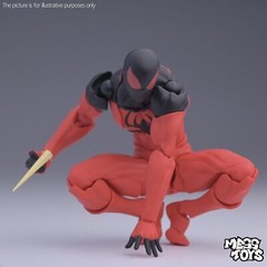 CT Toys Messtoys Spider-Man Kaine Parker Red Spider Action Figure Boxed In Stock
