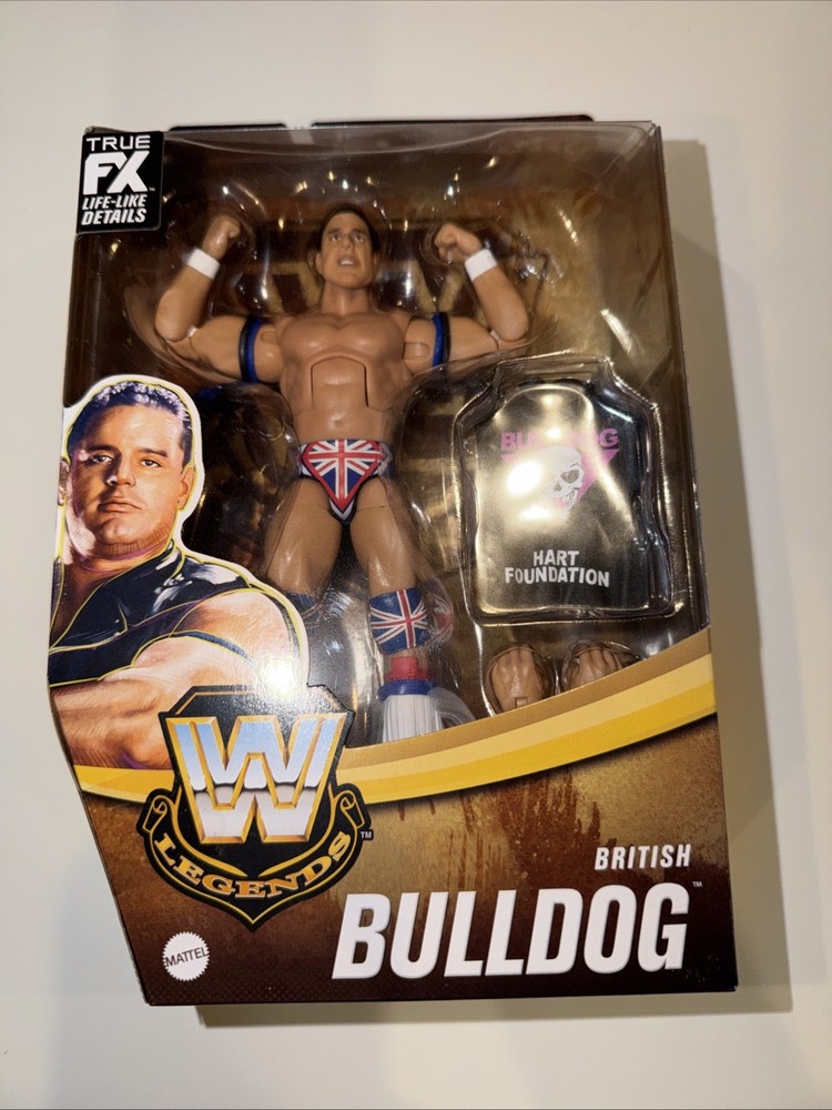 Mattel WWE Legends Elite British Bulldog Action Figure Greatest Hits