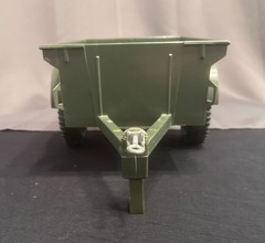 VINTAGE 1964 ORIGINAL GI JOE JEEP 7000 w/TRAILER/SEARCH LIGHT/RECOILESS CANNON