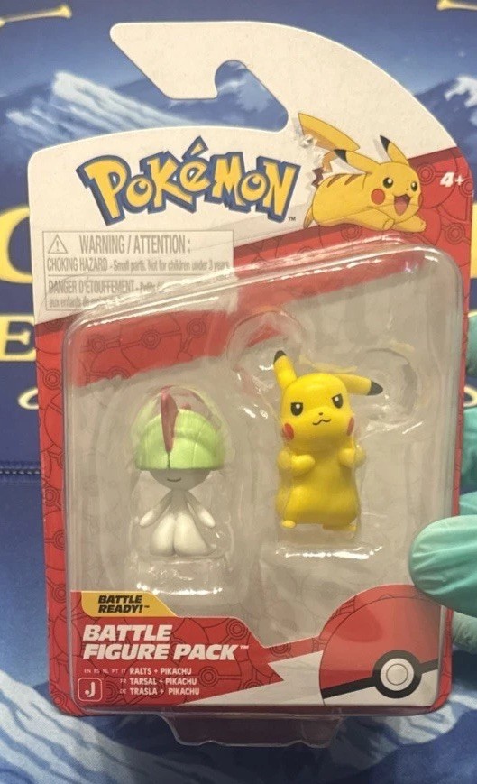 Pokémon Battle Figure Pack 2 Piece Set Pikachu + Ralts