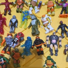 RareMega BloksTeenage Mutant Ninja Turtles Set Mixed Lot Mini Figures CarVehicle