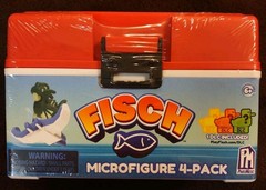 PhatMojo Fisch Fish Microfigure 4 Pack Red