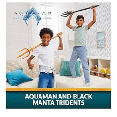 Aquaman DC Comics, And Black Manta Tridents, 35-Inch Factory Sealed