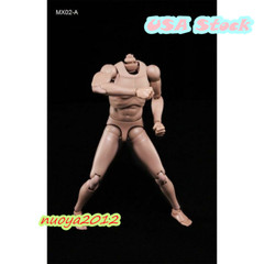1:6 MX02-A Europe Skin Male Action Figure Body 12inch Flexible PVC Soldier Model