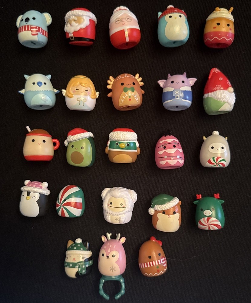 Squishmallows Squish-a-Longs 23 Christmas 2025 Advent Mini Lip Smacker w/ 1 Ring