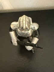 1978 Battlestar Galactica Centurian Cylon Silver Action Figure With Weapon
