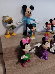 Lot 11 Vintage Disney Pvc Plastic Toy Figures Mickey Mouse Minnie Donald Duck