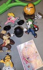 Super Mario Mixed Lot 24 Pc Nintendo Toy Figures Car Peach Yoshi McDonald’s More