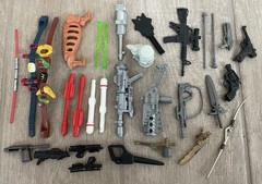 Vintage Action Figures Accessories Lot Weapons Missiles Guns Knifes 90s 80s
