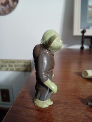 Vintage Kenner Star Wars 1980 Yoda Figure Complete w/ Orange Snake HK *PLS READ*
