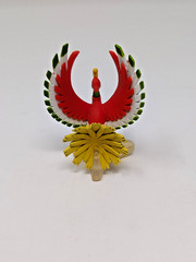 Pokemon Mini Figures Ho-Oh, Charizard, Lunala, Dragonite, Silvally, Arceus 1.5in