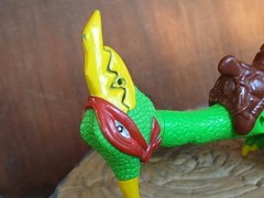 VTG TMNT CAVE TURTLE RALPH TUBULAR PTERODACTYL DINOSAUR INCOMPLETE PARTS ONLY