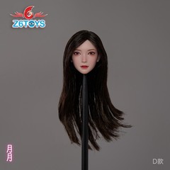 Z6TOYS 1/6 Female Head Sculpt BROWN Movable Eyes For 12″ Figure ZC016 D ❶USA❶