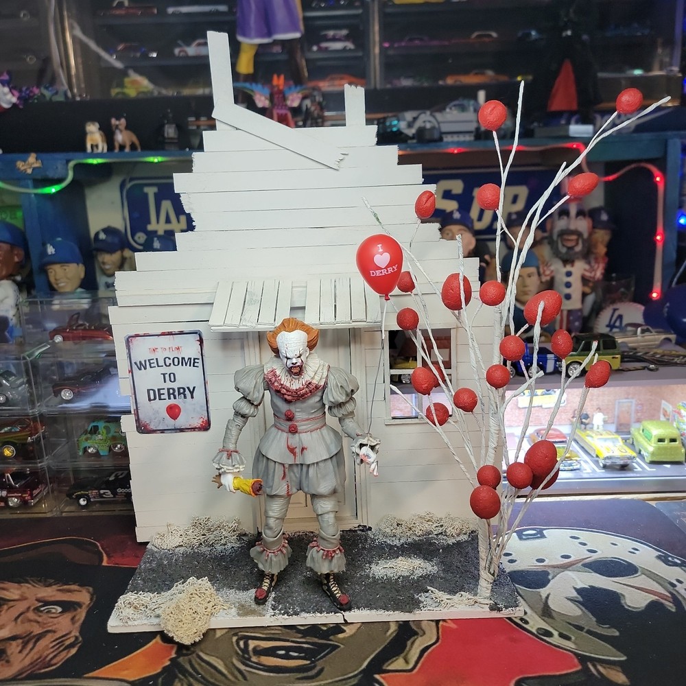 Custom Horror Diorama Welcome To Derry Themed W/IT The Clown Read Description